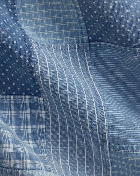 Classic Fit Patchwork Workshirt