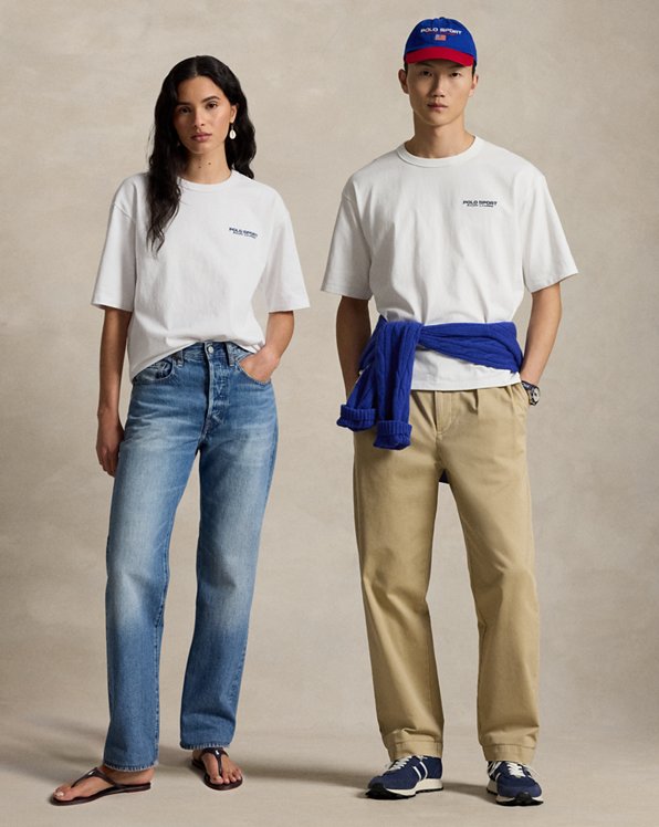 Relaxed Fit Polo Sport Jersey T Shirt