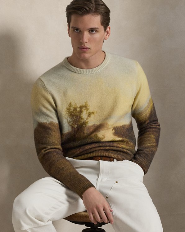 Hudson River Scene Sweater