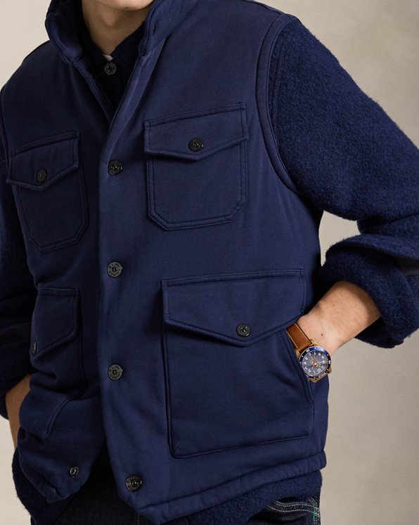 Loopback Fleece Utility Vest