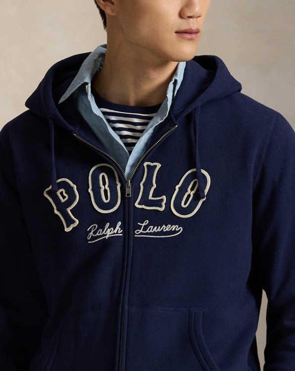 The Rl Fleece Western Logo Hoodie