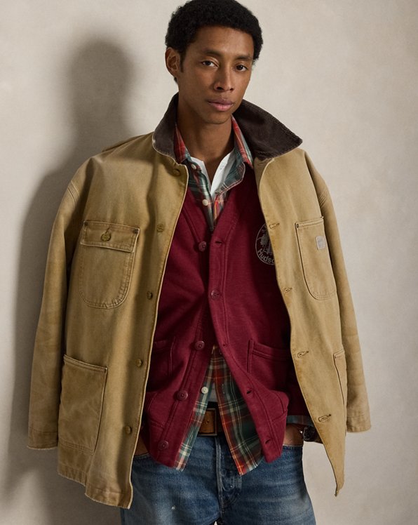 Vintage Fit Fleece Cardigan