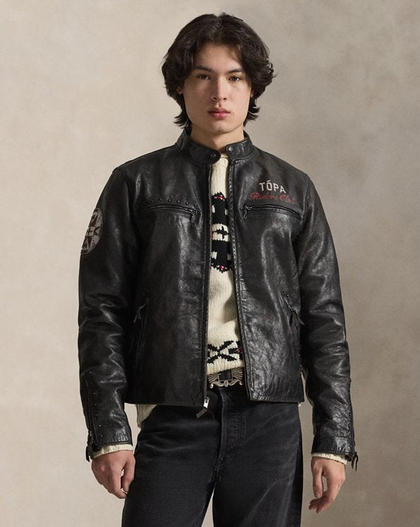 PRL x TÓPA Star Winds Leather Jacket