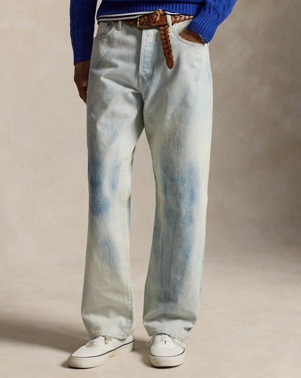 Vintage Classic Fit Distressed Jean