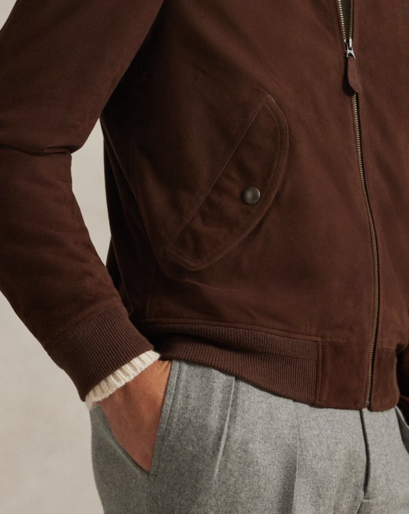Suede Flight Jacket
