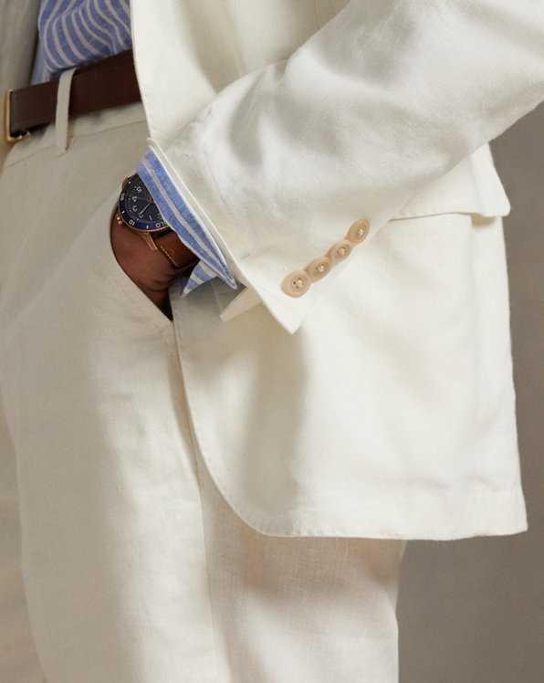 Polo Soft Modern Fit Linen Suit Jacket
