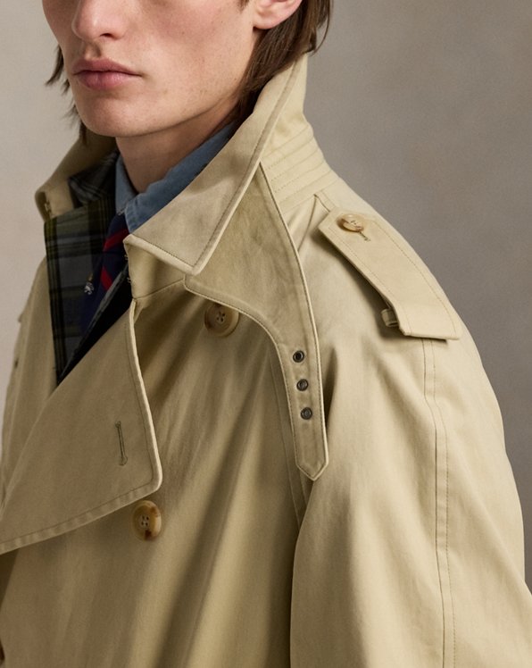 Lightweight Twill Trench Coat