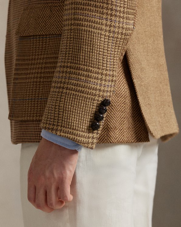 The Rl67 Patchwork Linen Blend Jacket