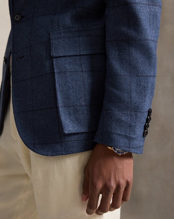 The RL67 Windowpane Summer Tweed Jacket