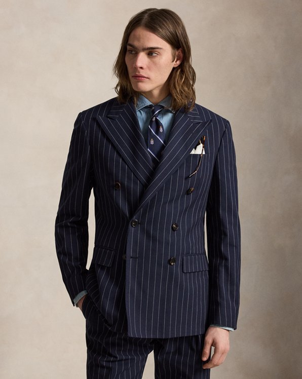 Polo Tailored Fit Pinstripe Twill Suit