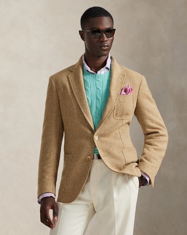 Polo Tailored Fit Linen Blend Sport Coat