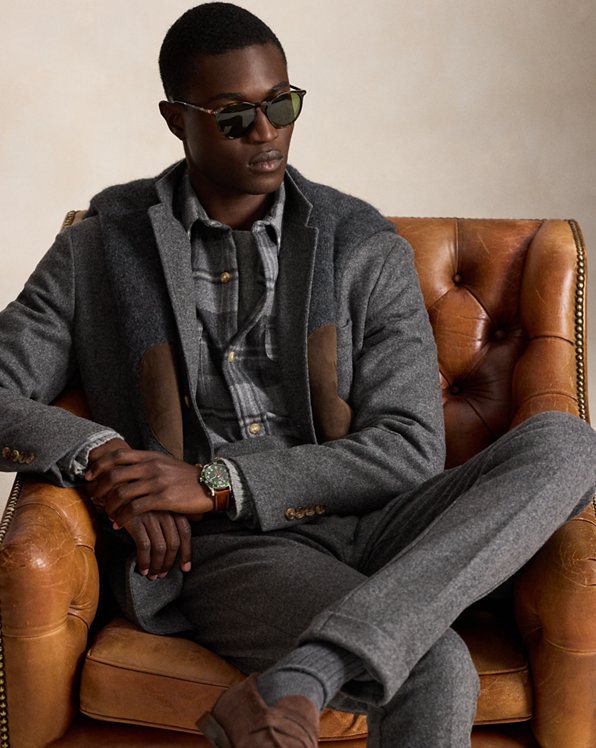 Knit Flannel Suit Trouser