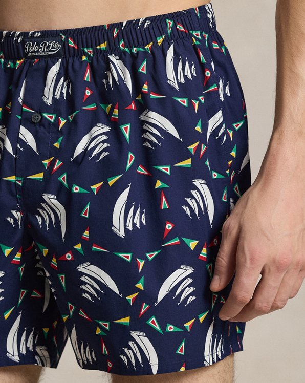 Print Woven Cotton Boxer