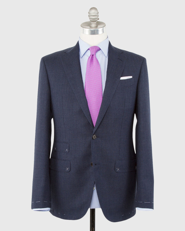 Kincaid No 3 Suit In Air Force High Twist