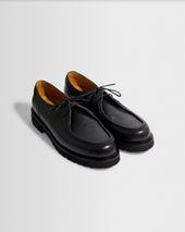 S T Valentin Grained Italian Leather Deck Shoes