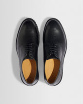 S T Valentin Grained Italian Leather Derby Shoes