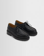 S T Valentin Italian Leather Chunky Sole Deck Shoes