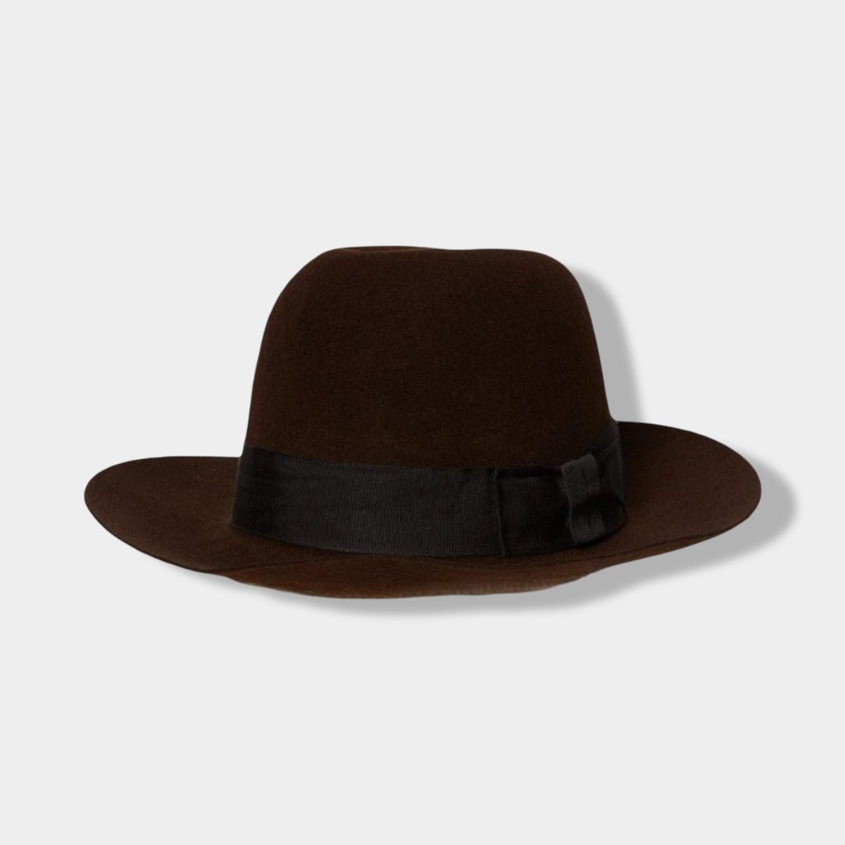 Sable Brown Indi Fedora Hat
