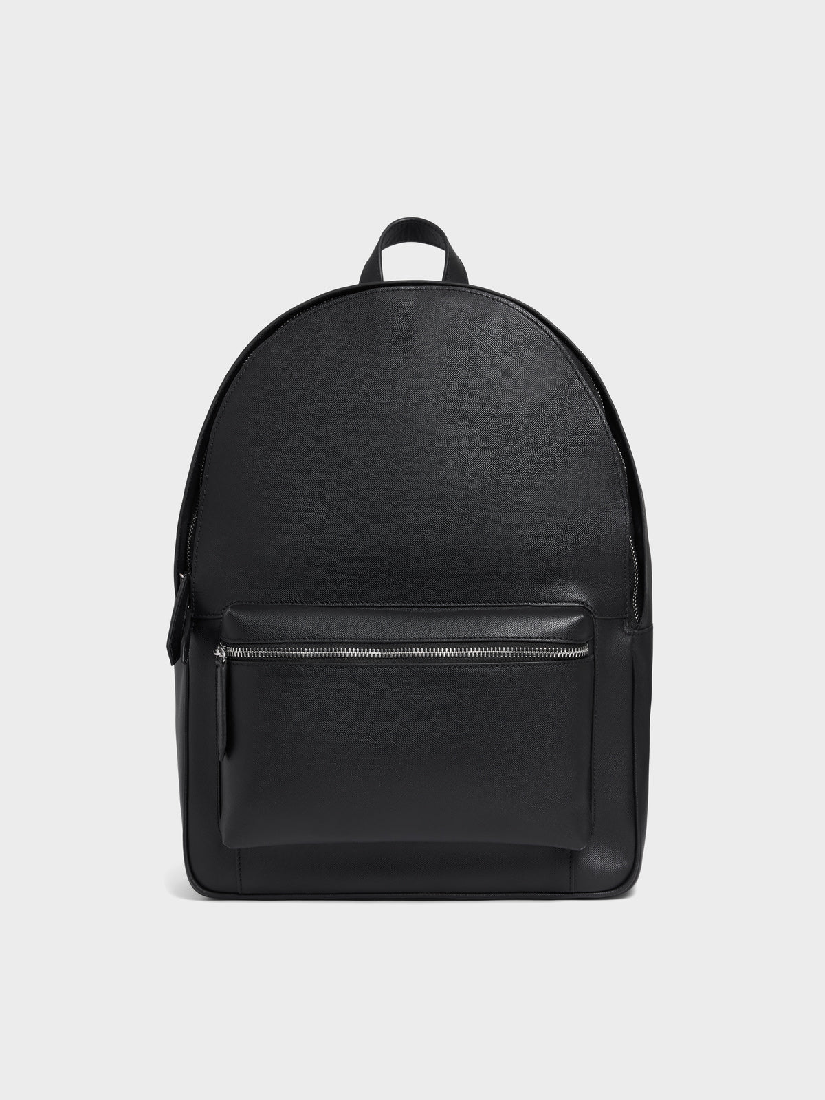 Sac Dos En Cuir Noir