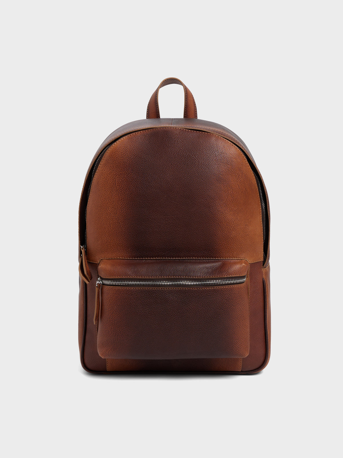 Sac Dos En Cuir Patin Cognac
