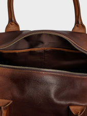 Sac 48h En Cuir Patin Cognac