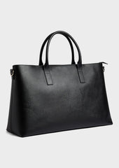 Sac 48h En Cuir Noir