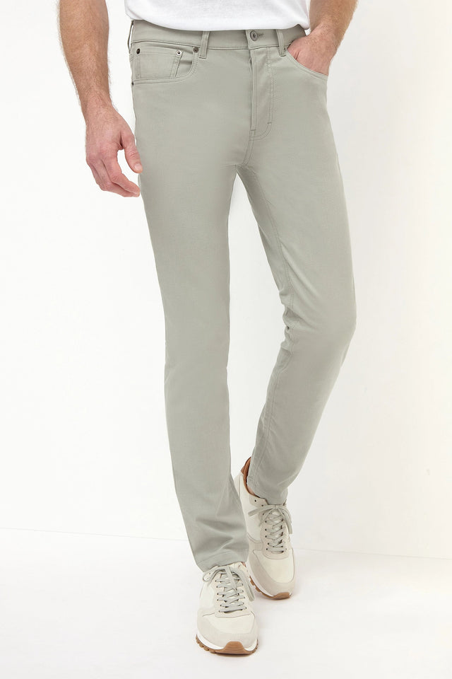Sage 5 pocket trousers - Made in Italy