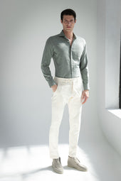 Cashmere And Cotton Shirt Made In Italy