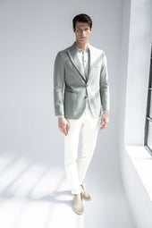 Herringbone Jacket Soragna Capsule Collection Made In Italy