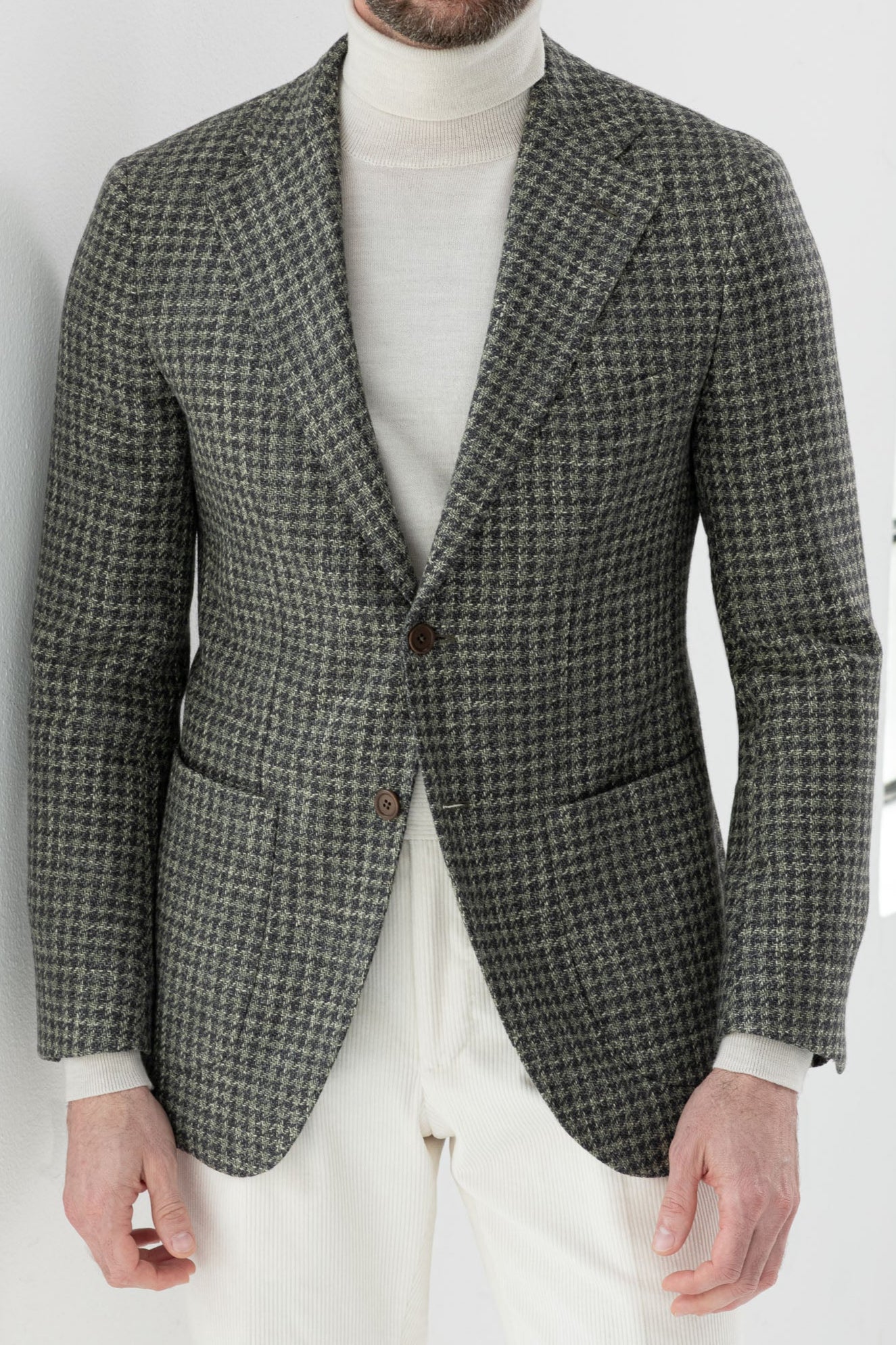 Houndstooth Jacket Made In Italy