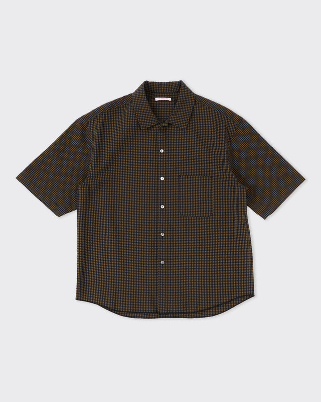 Sage Shirt, Navy/Tan/Green Plaid