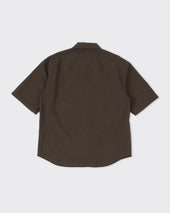 Shirt Navy Tan Green Plaid