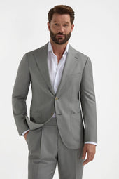 Solaro Wool And Silk Suit Made In Italy