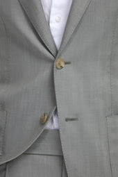 Solaro Wool And Silk Suit Made In Italy