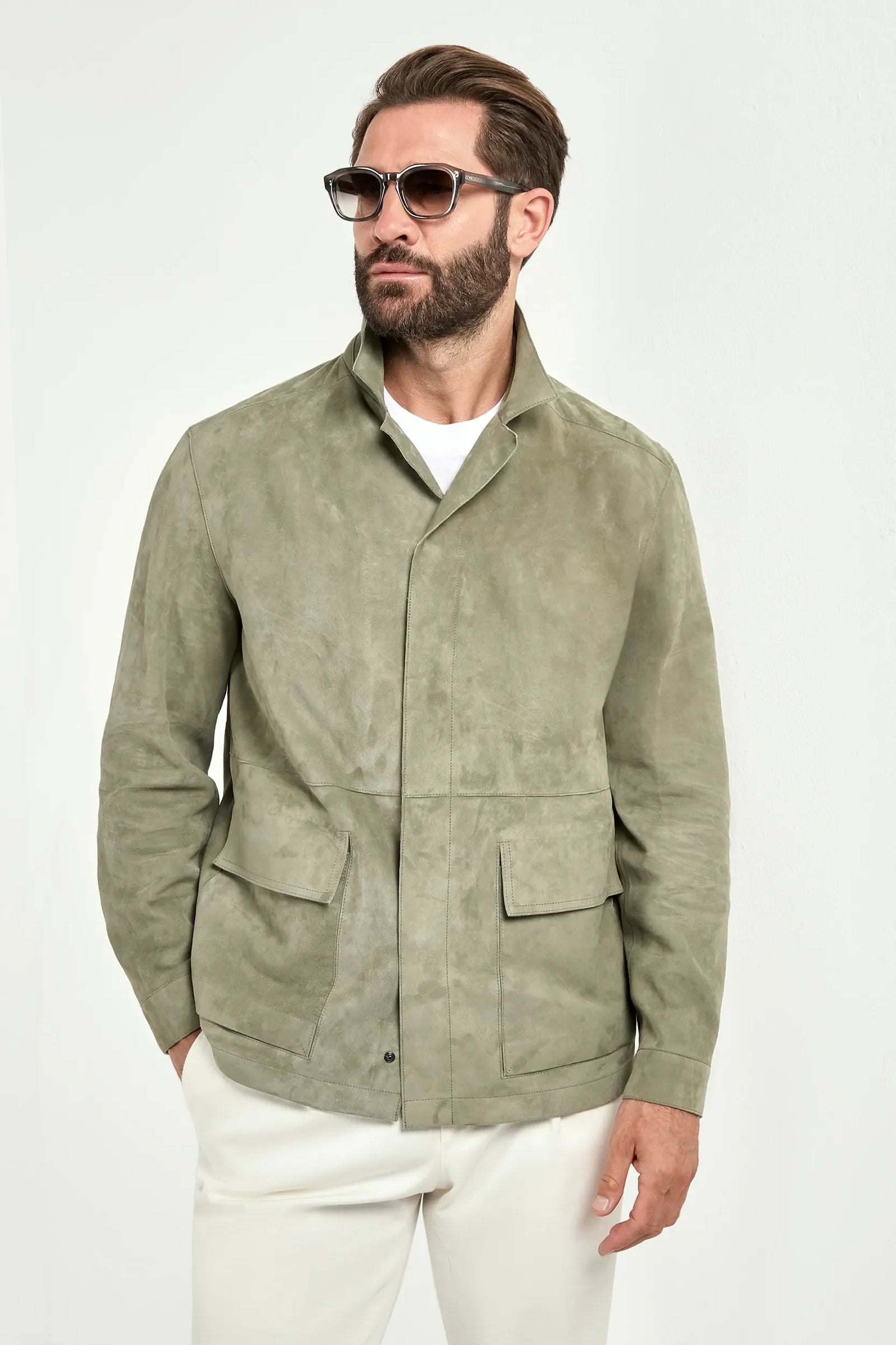 Suede Jacket Made In Italy