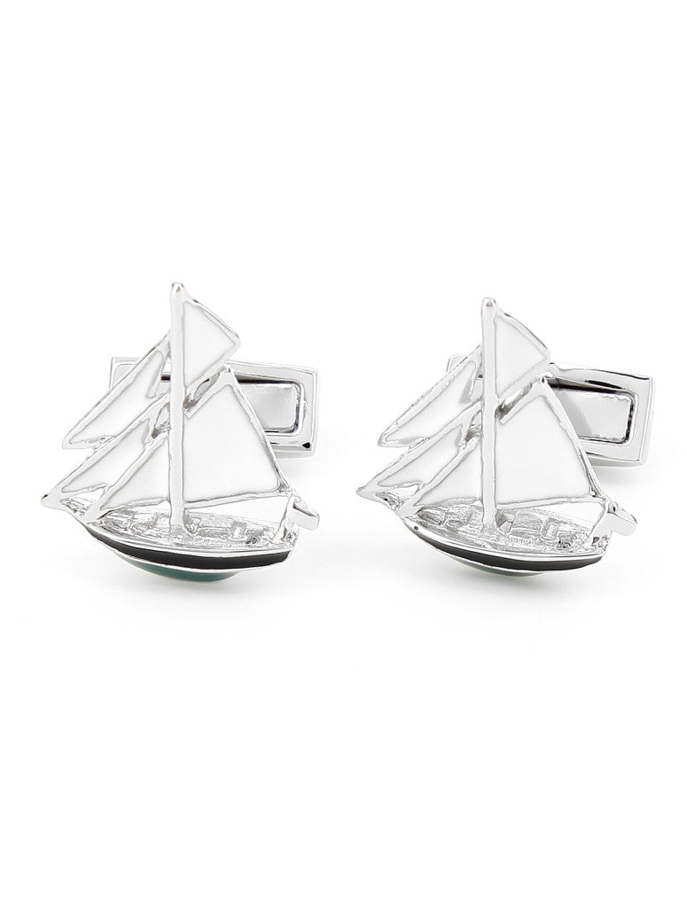 Sailing Boat Cufflinks Pen Duick