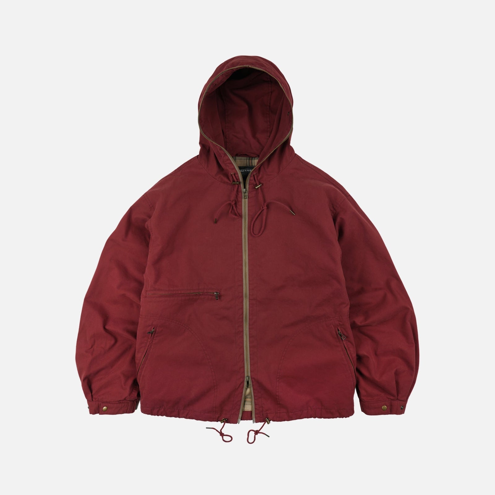 Sailing Hooded Parka Jacket Red