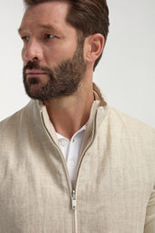 Herringbone Reversible Vest Made In Italy