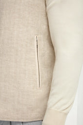 Herringbone Reversible Vest Made In Italy