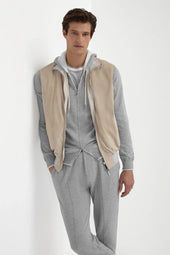 Suede Reversible Vest Made In Italy