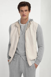 Suede Reversible Vest Made In Italy