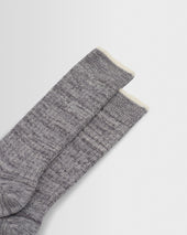 Sandwell Grey Twisted Cotton Socks