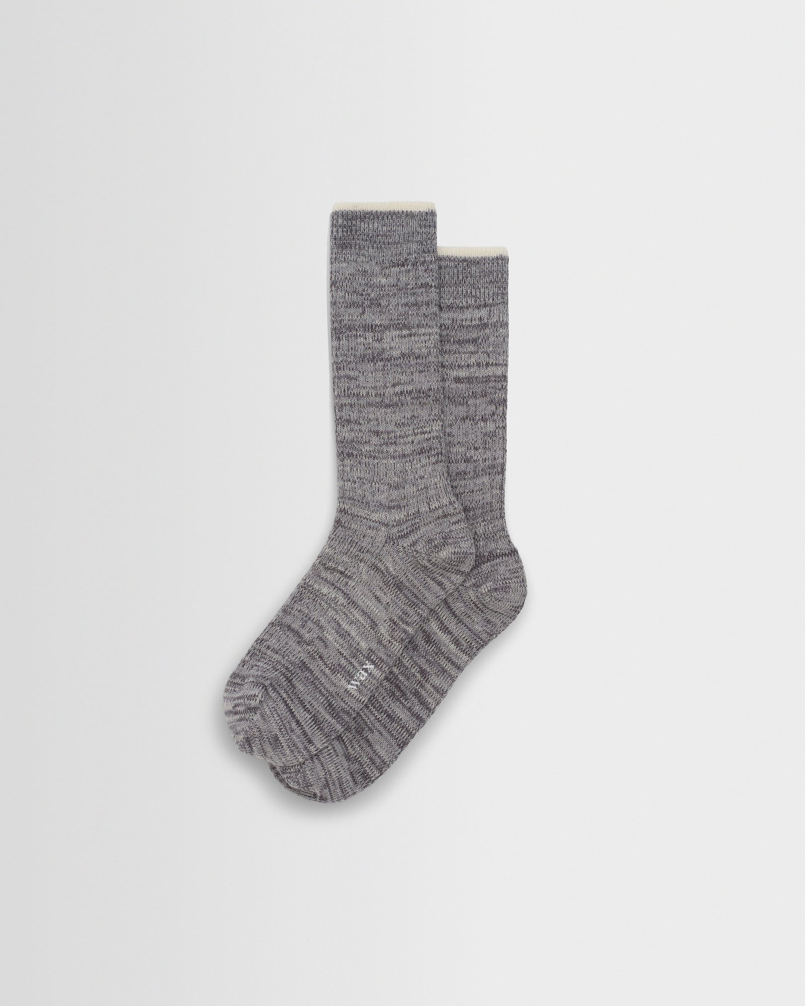 Sandwell Grey Twisted Cotton Socks