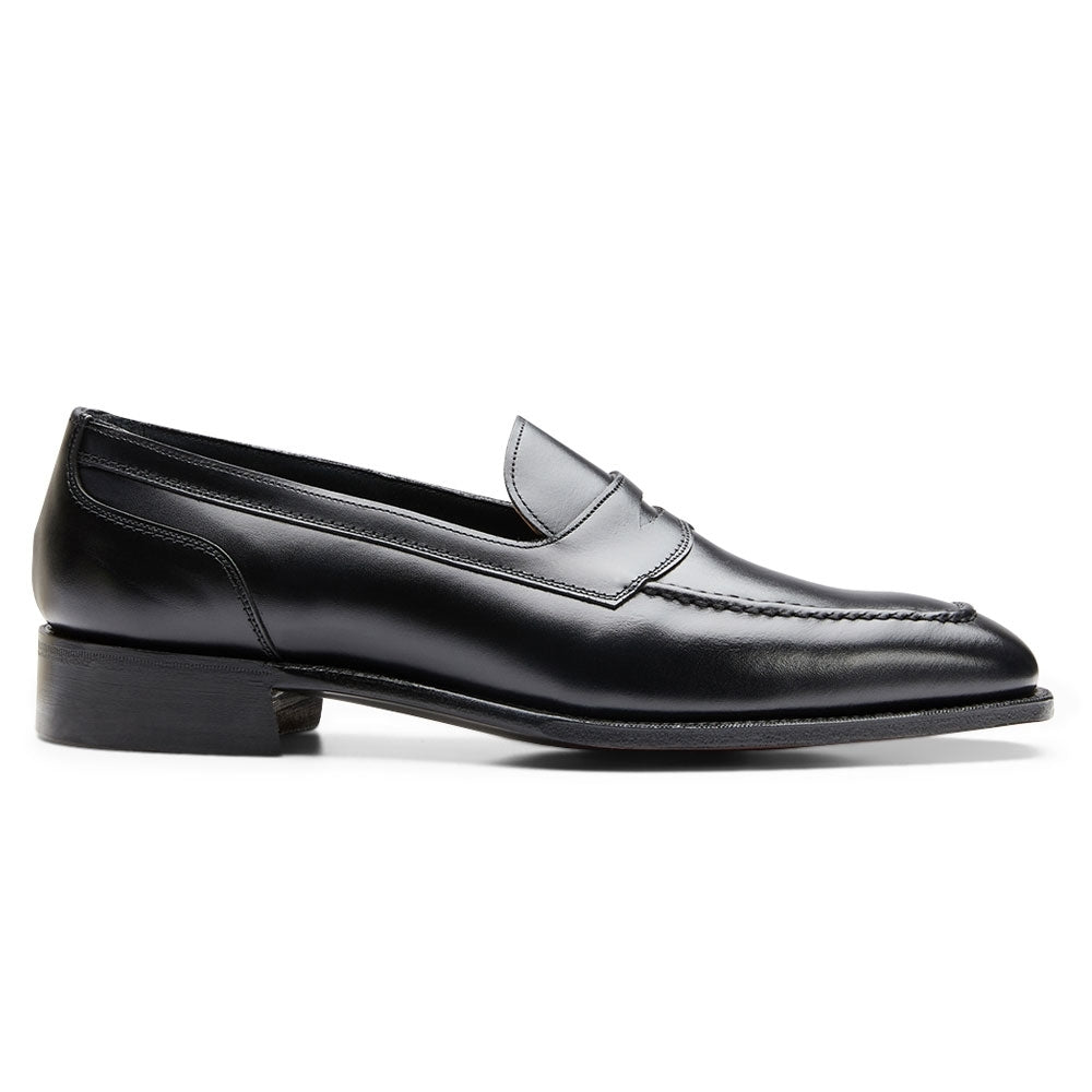 Saxon Penny Loafer In Calf Leather