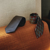 The World Is Not Enough Zig Zag Silk Tie As Seen On James Bond