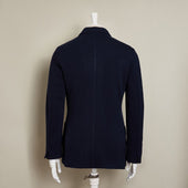 Single Breasted Cashmere Blend Unstructured Knitted Blazer In
