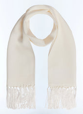 Silk tuxedo scarf