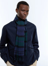 Wool and cashmere scarf