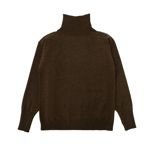 Seaman Turtleneck Natural Brown