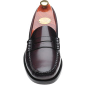 Sebago Classic Dan mens loafers in burgundy